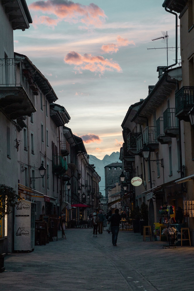 Passeggiata per le vie di Aosta