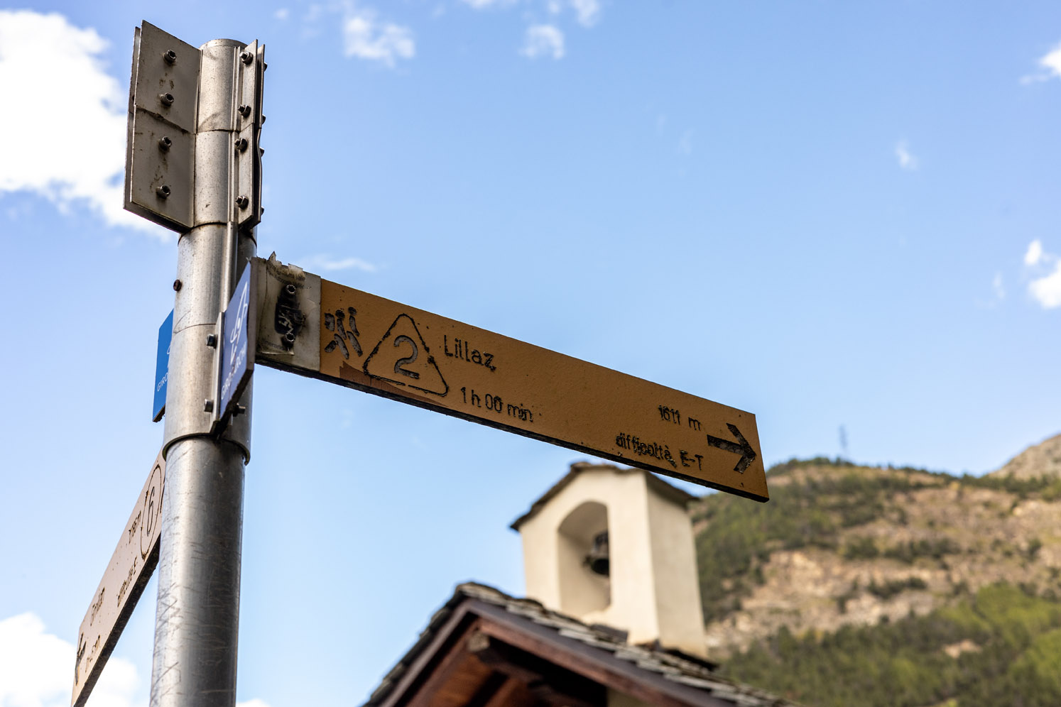 Cogne - Fußgängerweg nach Lillaz